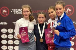 Анастасия Комонова - победитель чемпионата Европы по спортивной борьбе U-15