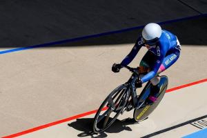 Ангелина Шестак – победительница чемпионата Европы U-18 по велоспорту на треке
