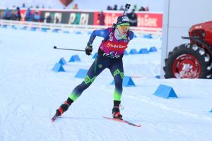 Анна Сола показала шестое время на этапе чемпионата России по биатлону в Тюмени
