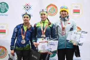 Антон Смольский и Ксения Воробей – победители спринтерских гонок чемпионата Беларуси по биатлону