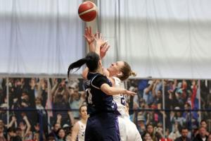 Баскетболистки «Горизонта» победили «Олимпию» в первом полуфинале женского чемпионата Беларуси