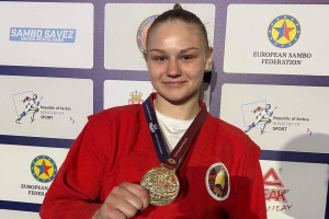 Белоруска Дарья Новицкая выиграла золото чемпионата Европы по самбо среди молодежи  