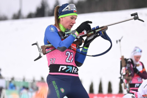 Белорусские биатлонисты выиграли серебряные медали в смешанной эстафете на этапе чемпионата России в Тюмени 