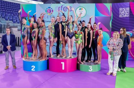 Белорусские грации успешно выступили за свои клубы в чемпионате Испании по художественной гимнастике