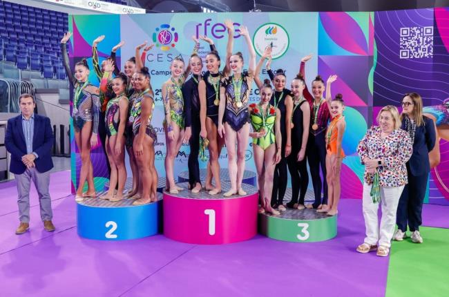 Белорусские грации успешно выступили за свои клубы в чемпионате Испании по художественной гимнастике