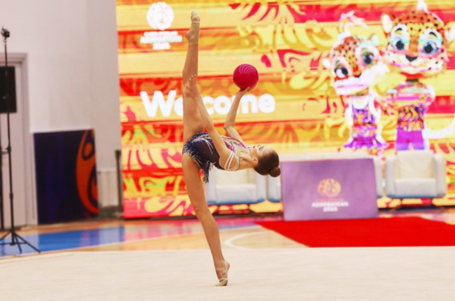 Белорусские грации завоевали два серебра III Игр стран СНГ на соревнованиях по художественной гимнастике