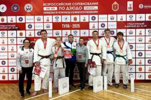 Белорусские спортсмены выиграли девять медалей турнира по дзюдо в Туле 