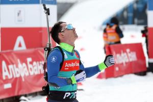 Белорусский биатлонист Степан Данилов стал вторым в масс-старте на чемпионате России