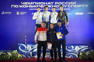 Белорусский конькобежец Виктор Руденко выиграл золото на чемпионате России 