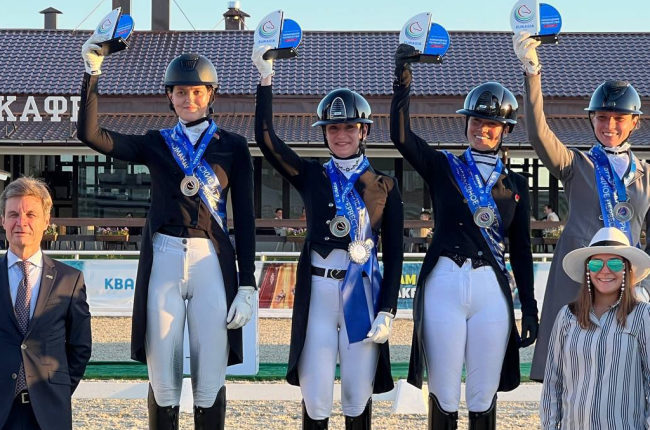 Белорусы завоевали медали на Евразийских играх по выездке в Москве