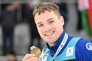 Дмитрий Лазовский стал лучшим на четвёртом этапе Кубка России по биатлону 