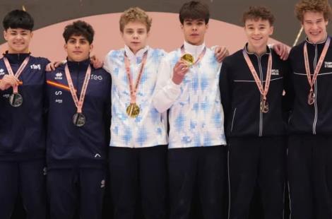 Два «золота» у белорусских батутистов в синхронных прыжках на чемпионате Европы среди юниоров