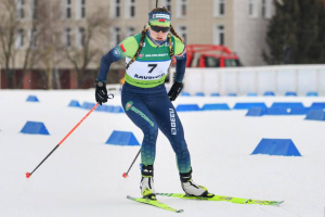 Елена Кулак победила в масс-старте на чемпионате Беларуси по биатлону