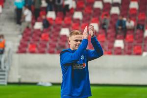 Футболисты минского «Динамо» одержали победу над «Славией» (3:1)