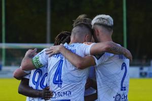 Футболисты минского «Динамо» одержали победу над «Слуцком» (1:0)