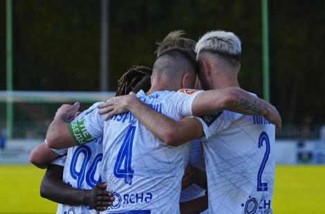Футболисты минского «Динамо» одержали победу над «Слуцком» (1:0)