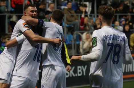 Футболисты минского «Динамо» пробились в полуфинал Кубка Беларуси