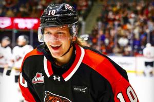 Ярослав Брызгалов достиг планки в 45 набранных очков в WHL