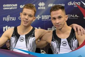 Иван Литвинович и Андрей Буйвол – победители чемпионата мира в синхронных прыжках на батуте