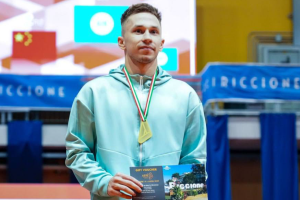 Иван Литвинович выиграл общий зачет Кубка мира по прыжкам на батуте