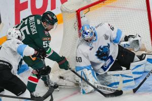 Хоккеисты минского «Динамо» проиграли «Ак Барсу» в третьем подряд матче четвертьфинальной серии Кубка Гагарина