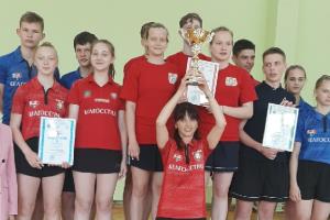 Команда Гомельской области - чемпион республиканской спартакиады школьников по настольному теннису