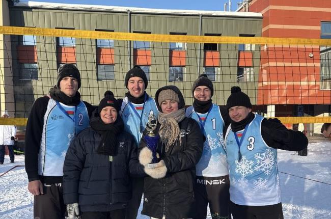 Команда ВК «Минск-1» — обладатель Кубка Беларуси по снежному волейболу–2026. 