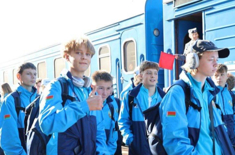 Лида принимает юных участников спартакиады Союзного государства