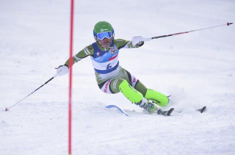 Мария Шканова заняла второе место на этапе Кубка России по горнолыжному спорту в слаломе