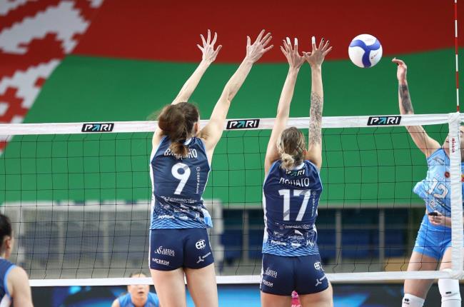 «Минчанка» провела домашний матч в рамках женской российской Суперлиги по волейболу