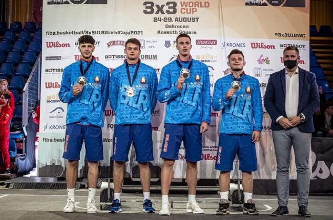 Мужская сборная Беларуси U-18 завоевала ''бронзу'' Кубка мира 3Х3