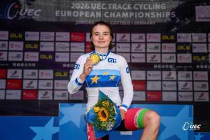 Полина Конрад — двукратная чемпионка Европы U-23 по велоспорту