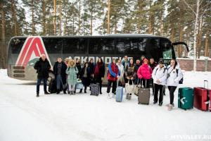 Призеры чемпионата Беларуси по волейболу на снегу отправились на международный турнир в Новосибирск