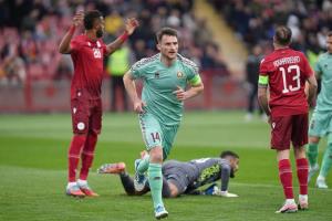 Сборной Беларуси по футболу обыграла соперников из Армении (2:1)