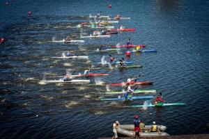 Стали известны медалисты чемпионата Беларуси по гребле в стартах байдарок-двоек на 500 м