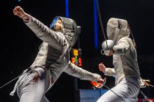 Степан Коваль и Екатерина Рогачевская победили на чемпионате Беларуси по фехтованию