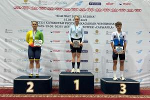 Варвара Босякова одержала победу на международных соревнованиях по велосипедному спорту на треке в Астане