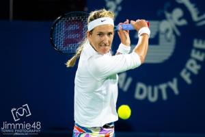 Виктория Азаренко в 1/8 финала турнира WTA 1000 в Дубае уступила победу Мэдисон Кис 2:6, 1:6