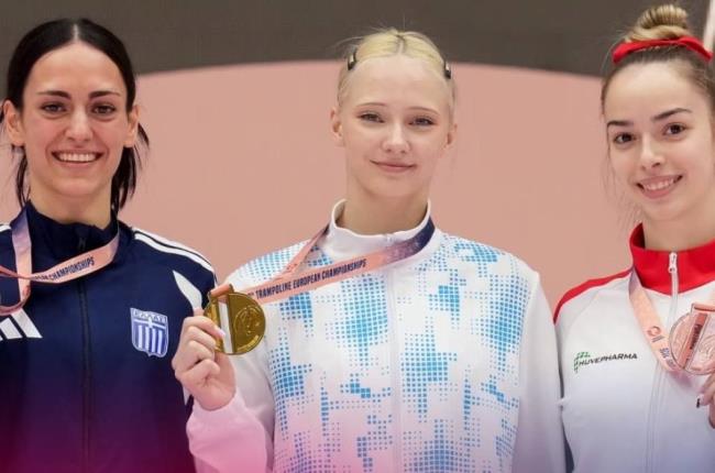 Виктория Осеюк – чемпионка Европы в прыжках на батуте в молодежной категории (U-21)