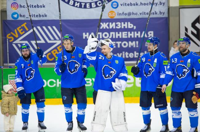 «Витебск» впервые в истории вышел в финал плей-офф чемпионата Беларуси по хоккею