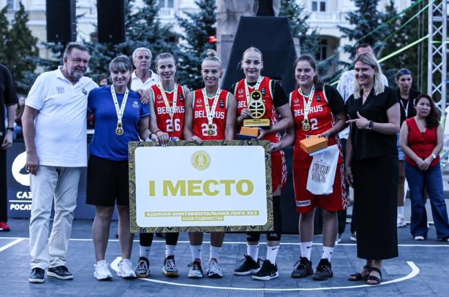Женская сборная Беларуси по баскетболу 3х3 заняла первое место на турнире в Смоленске