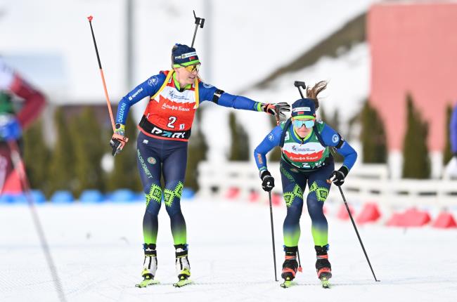 Женская сборная Беларуси по биатлону заняла третье место на чемпионате России 